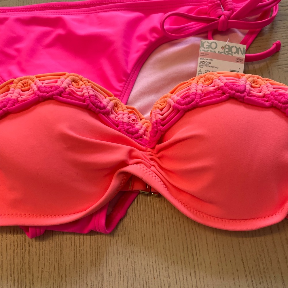 Bongo & Exhilaration String Bikini Sz Lg - Picture 5 of 9